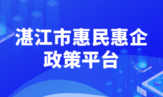 湛江市惠民惠企政策平臺(tái)