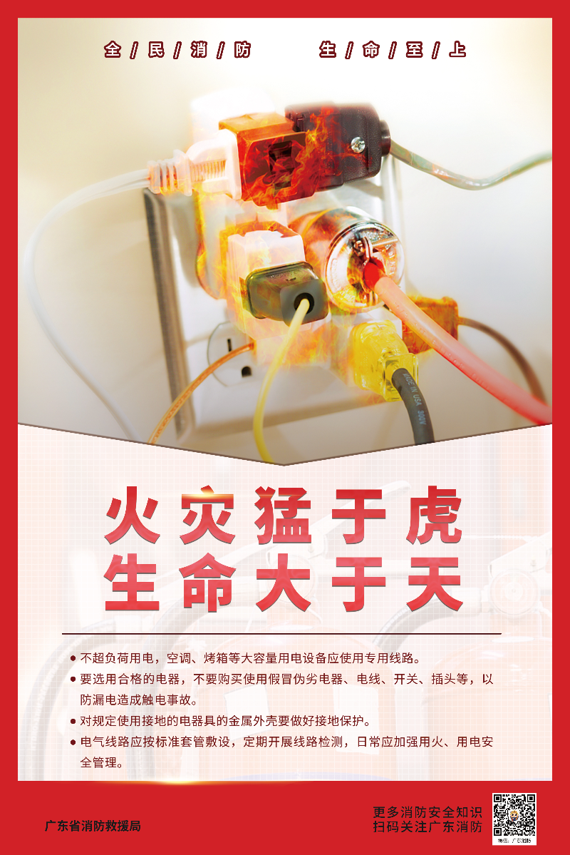 火災(zāi)猛如虎 生命大于天