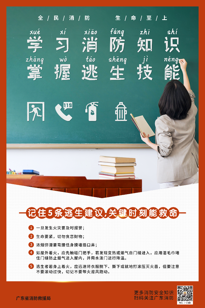 學(xué)習(xí)消防知識(shí) 掌握逃生技能